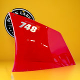 Genuine Ducati 748 02-04 LH Mid Panel Plastic Fairing Red Refurbished 4801B611AB0